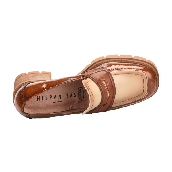 Mocassins femme - HISPANITAS - Naturel