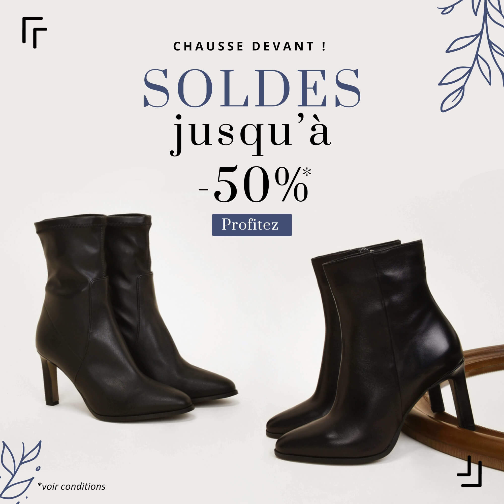 Soldes jusqu'à -50% !