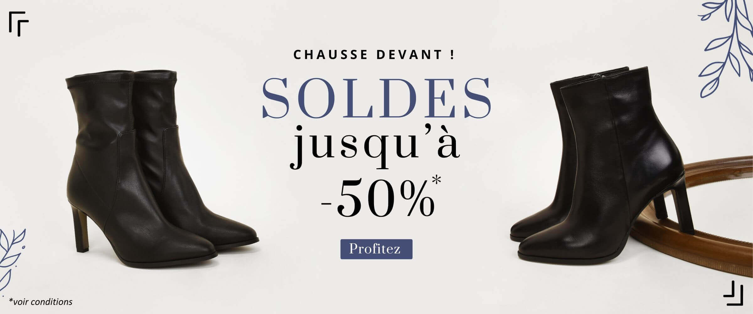 Soldes jusqu'à -50% !